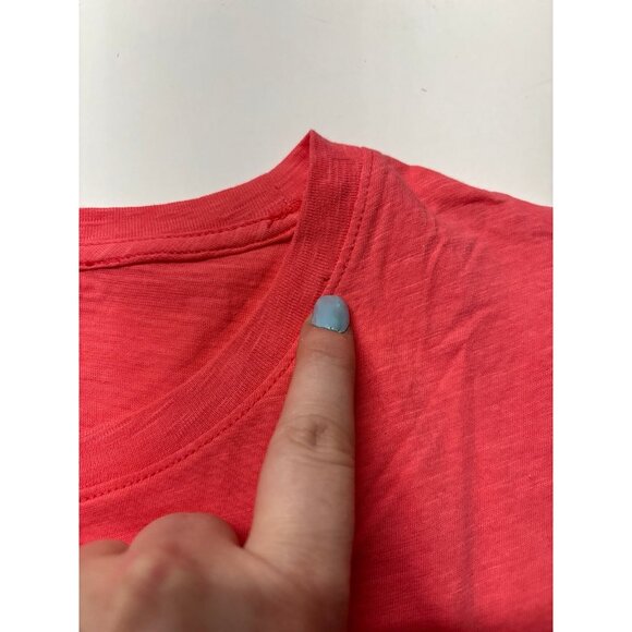 J. Crew Chambray Button Up Shirt & Coral Vintage Cotton Tee Women's Medium - Picture 6 of 8